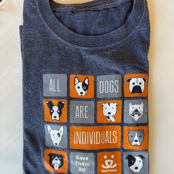 Best Friends Animal Society T-shirt - short sleeve in gray - Picture 3 of 3